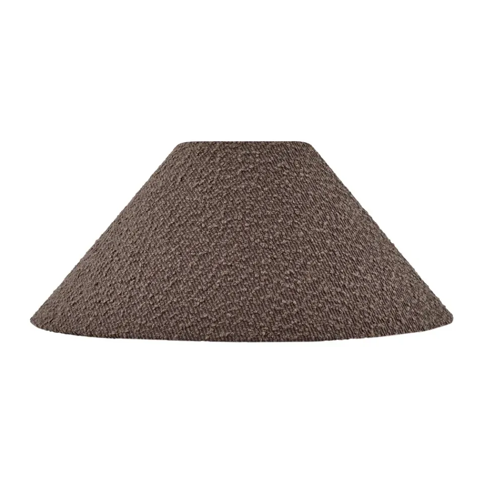 Lampshades^Globen Lighting Iris 45 lampshade, Bouclé mocha Brown