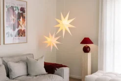 Online Globen Lighting Iris 35 table lamp 39 cm, Burgundy Red