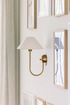 Reading Lamps|Wall Lights^Globen Lighting Iris wall lamp, Cream White