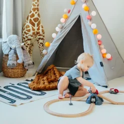 Children's Lamps|String Lights & Decorative Lighting^Irislights Birdie, 35 balls GreyYellowWhite