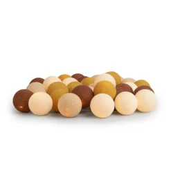 Hot Irislights Biscotti, 20 balls BeigeBrownWhite