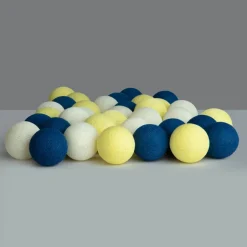 Children's Lamps|String Lights & Decorative Lighting^Irislights Celebrations, 20 balls BlueYellow