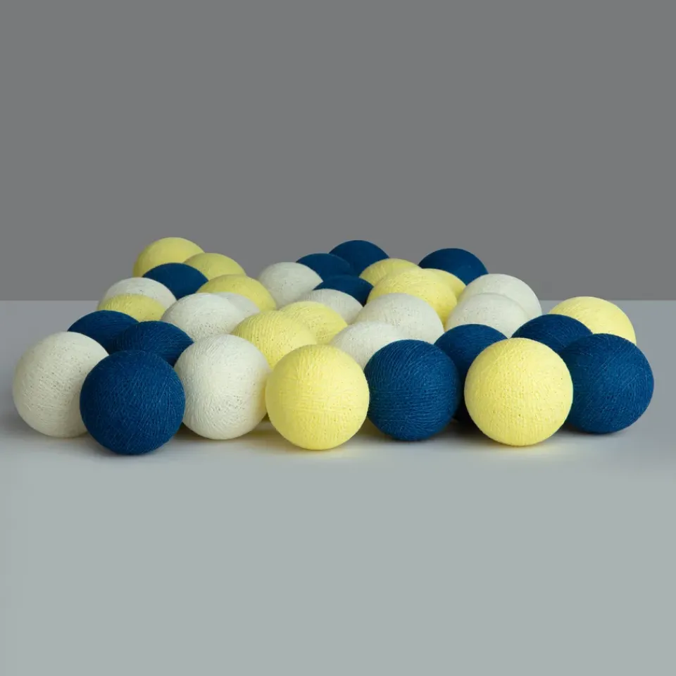 Children's Lamps|String Lights & Decorative Lighting^Irislights Celebrations, 20 balls BlueYellow