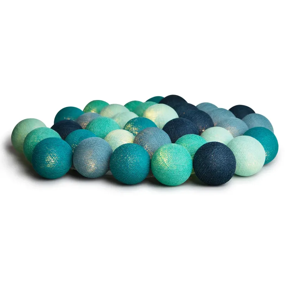 Children's Lamps|String Lights & Decorative Lighting^Irislights Cool Mint, 20 balls BlueGreyGreen