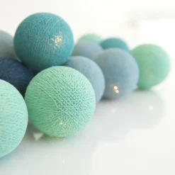 Children's Lamps|String Lights & Decorative Lighting^Irislights Cool Mint, 20 balls BlueGreyGreen