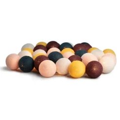 Children's Lamps|String Lights & Decorative Lighting^Irislights Copenhagen, 35 balls GreyYellowMulti
