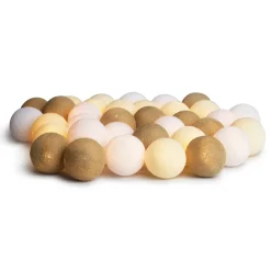 Irislights Creamy , 20 balls White