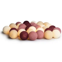 Children's Lamps|String Lights & Decorative Lighting^Irislights Dusty Pink, 35 balls BeigePurpleWhite