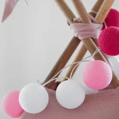 Children's Lamps|String Lights & Decorative Lighting^Irislights Flamingo, 20 balls White