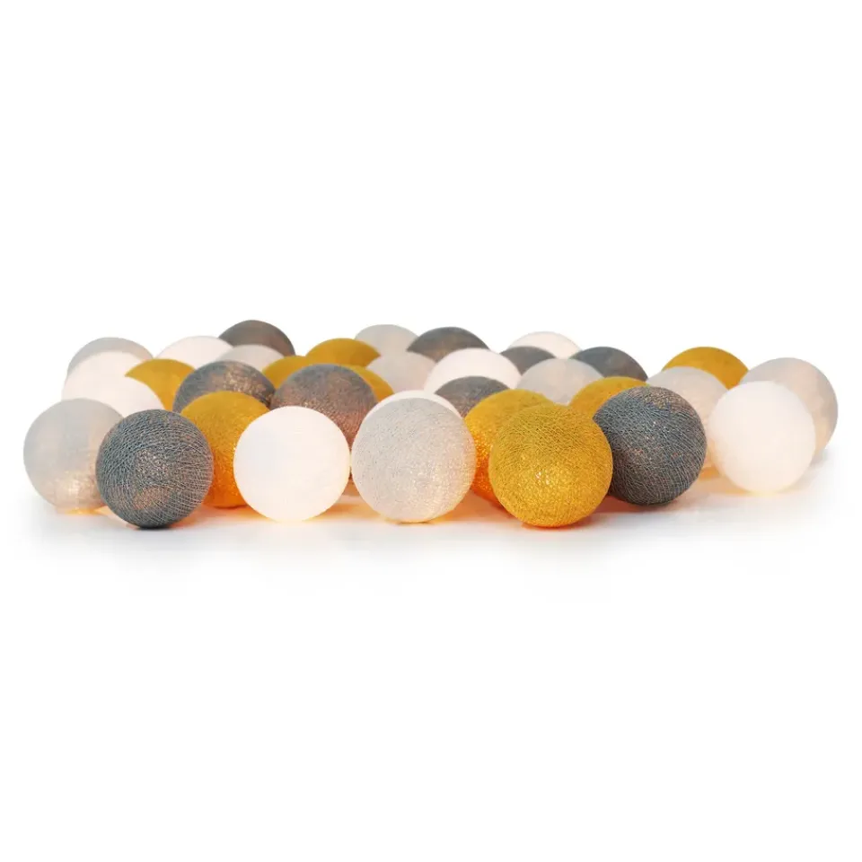 Best Irislights Gotland, 35 balls GreyYellowWhite