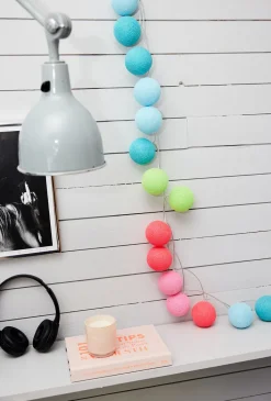 String Lights & Decorative Lighting^Irislights Neon, 20 balls GreenBlueRed