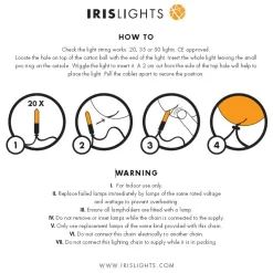 Children's Lamps|String Lights & Decorative Lighting^Irislights Shades, 35 balls BeigeGreyMulti