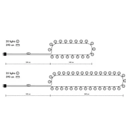 Irislights Spring, 20 balls Blue
