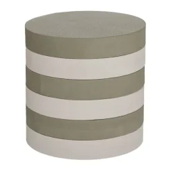 Children's Chairs|Children's Chairs^OYOY Iro stackable stool, Olive-clay GreenBeige