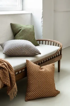 Cushions^Røros Tweed Isak cushion 60x60 cm, Meadow Green