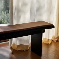Benches^&Tradition Ita OS6 bench 230 cm, Dark stained oak Brown