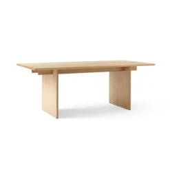 Discount &Tradition Ita OS1 dining table with cable management 95x200 cm, Oak Brown