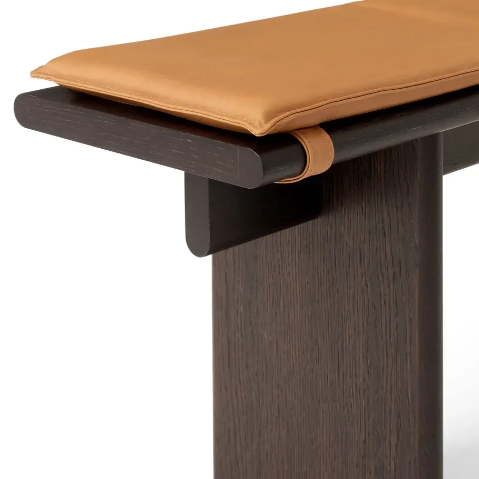 Seat Cushions & Pads^&Tradition Ita OS5 seat cushion for bench 170 cm, Noble leather congnac Brown