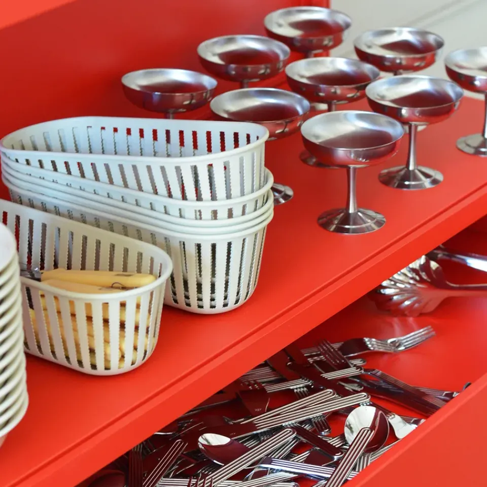 Breakfast Bowls^HAY Italian Ice Cup dessert bowl, Stainless steel Silver-coloured