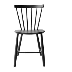 Chairs^FDB Møbler J46 chair, Beech painted Black