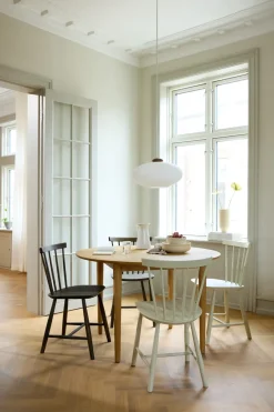 Chairs^FDB Møbler J46 chair, Beech painted Black