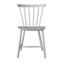 Chairs^FDB Møbler J46 chair, Beech dust & bones painted Grey