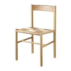 Best FDB Møbler J178 Lønstrup chair v2, Oak nature lacquered-papercord Beige