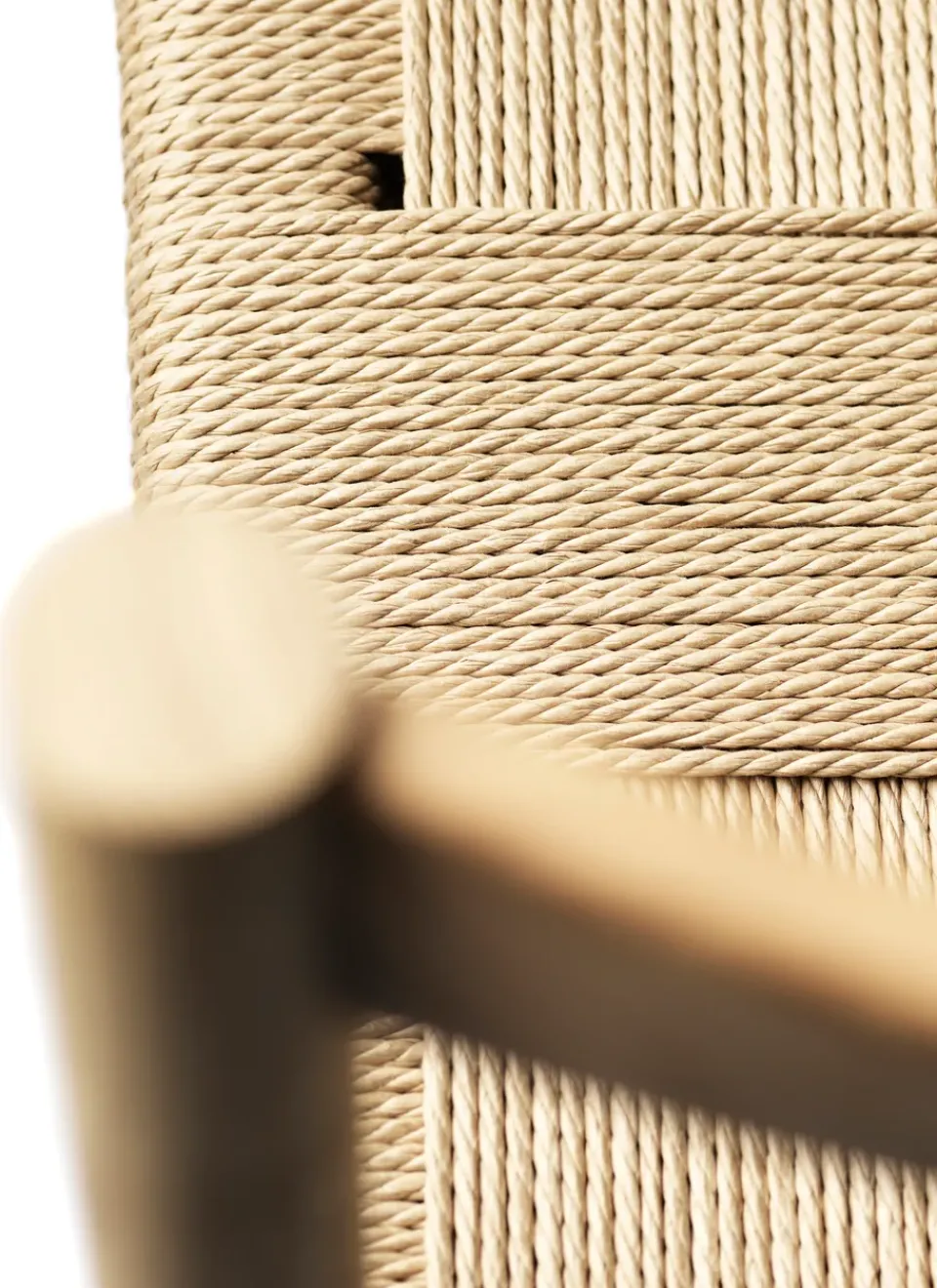 Best FDB Møbler J178 Lønstrup chair v2, Oak nature lacquered-papercord Beige