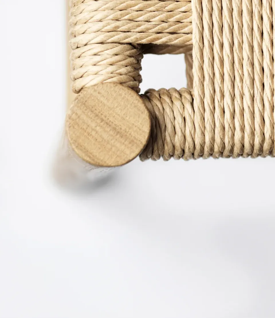 Best FDB Møbler J178 Lønstrup chair v2, Oak nature lacquered-papercord Beige
