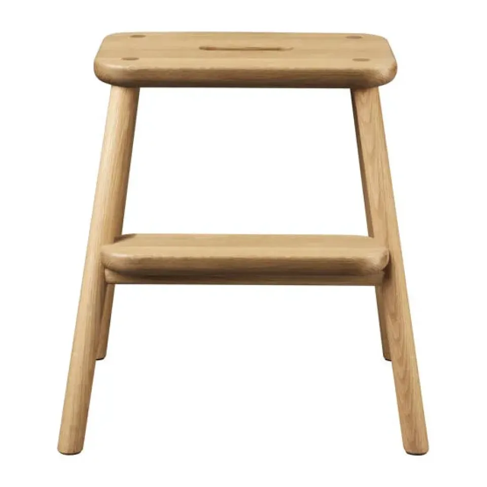 FDB Møbler J180 Sønderup step stool, Oak nature oiled Brown