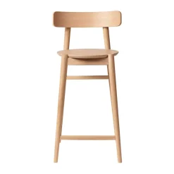 Bar Stools^FDB Møbler J185 Øst barstool 65 cm, Oak nature lacquered Beige