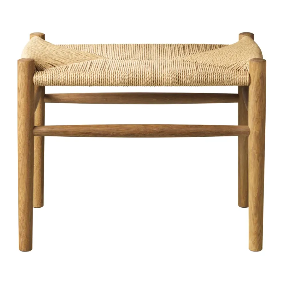 Stools^FDB Møbler J83 stool, Smoked oak oiled-nature Brown
