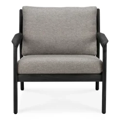 Seating|Outdoor Lounge Furniture^Ethnicraft Jack outdoor lounge armchair -stained teak, Mocha Black