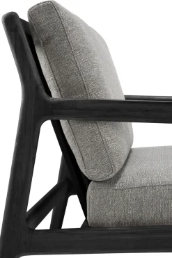 Seating|Outdoor Lounge Furniture^Ethnicraft Jack outdoor lounge armchair -stained teak, Mocha Black
