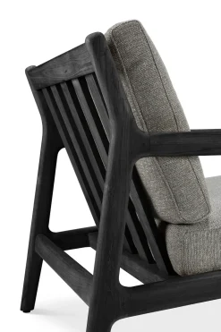 Seating|Outdoor Lounge Furniture^Ethnicraft Jack outdoor lounge armchair -stained teak, Mocha Black