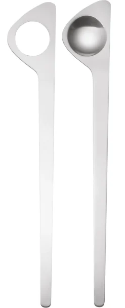 Outlet Stelton Jacobsen salad set, salad set Silver-coloured