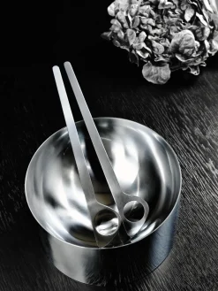 Outlet Stelton Jacobsen salad set, salad set Silver-coloured