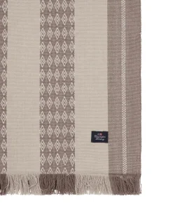 Hot Lexington Jacquard Striped table runner 50x350 cm, Beige