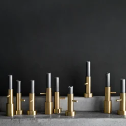Online Fritz Hansen Jaime Hayon Single candle holder brass, #2 Gold-coloured