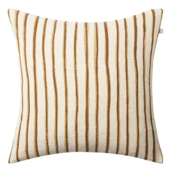 Best Chhatwal & Jonsson Jaipur Stripe cushion cover 50x50 cm, Khaki-taupe BeigeBrown