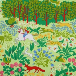 Fabric By The Metre^Almedahls Jakten fabric, Green