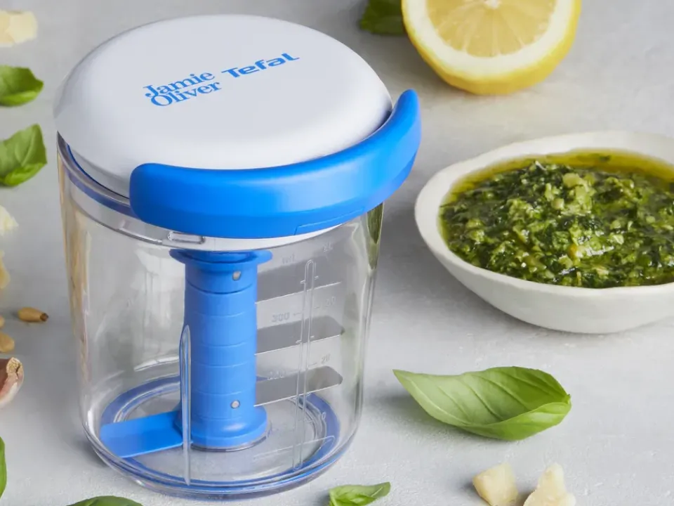 Graters^Tefal Jamie Oliver Chop & Shaker, Blue