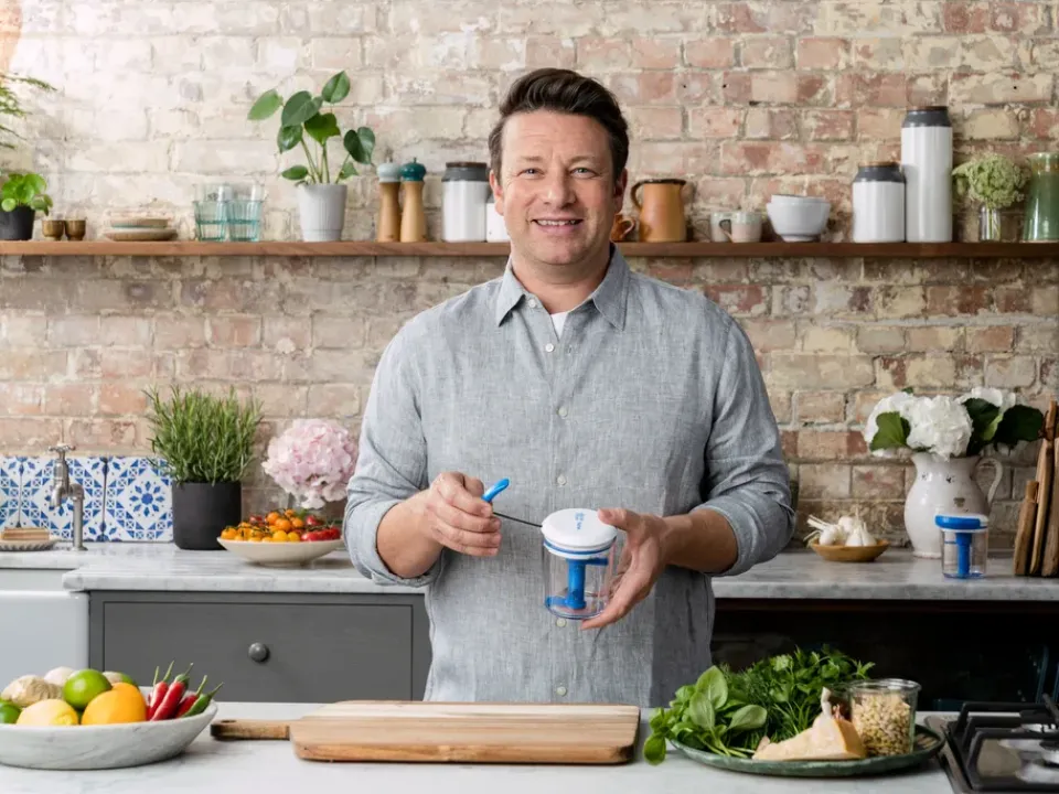 Graters^Tefal Jamie Oliver Chop & Shaker, Blue