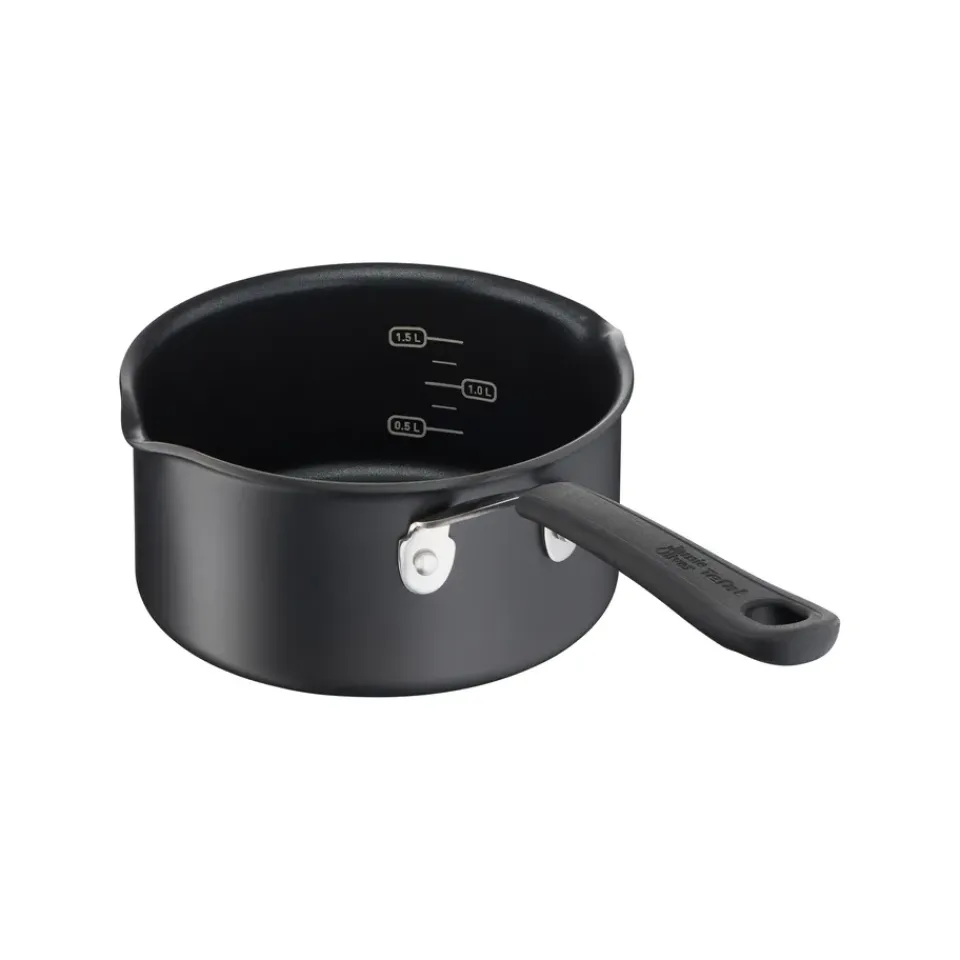 Online Tefal Jamie Oliver Quick & Easy anodised sauce pan hard , 2.1 L Black