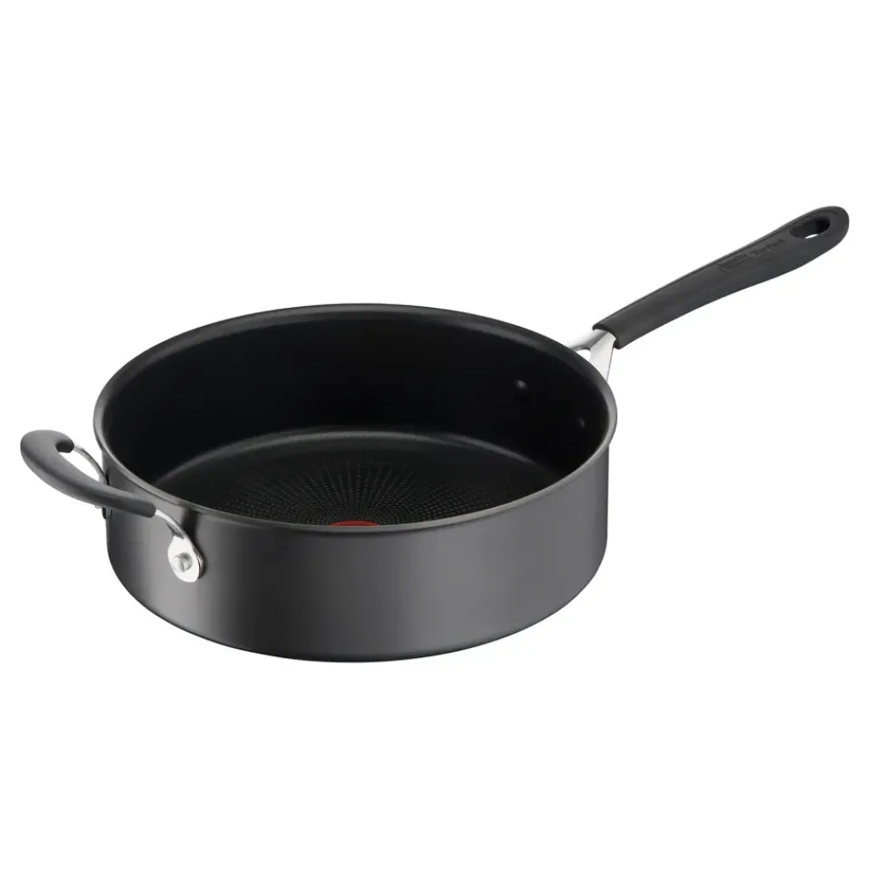 Saucier & Sauté Pans^Tefal Jamie Oliver Quick & Easy anodised saute pan hard, 26 cm Black