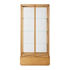 Outlet Kristina Dam Studio Japanese display cabinet large, Warm oiled oak Beige