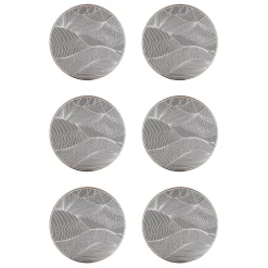 Åry Home Japanese Landscape coaster 6-pack, stone Grey