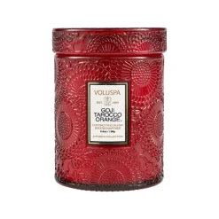 Online Voluspa Japonica scented in glass jar 50 hours, goji tarocco orange Red