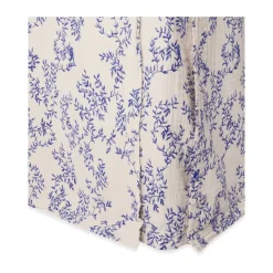 Clearance Garbo&Friends Jardim Muslin bed skirt, 90x200x53 cm Blue