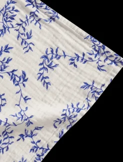Baby Blankets^Garbo&Friends Jardim Muslin swaddle blanket, 110x110 cm Blue